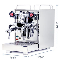 ECM Mechanika Slim PID Espresso Machine dimensions