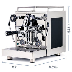 Profitec Pro 600 Espresso Machine with Quick Steam dimensions