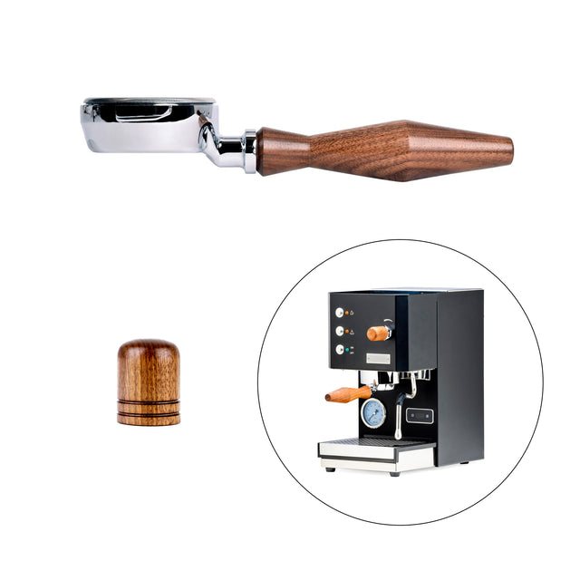 Espresso Machine Wood Touch Points